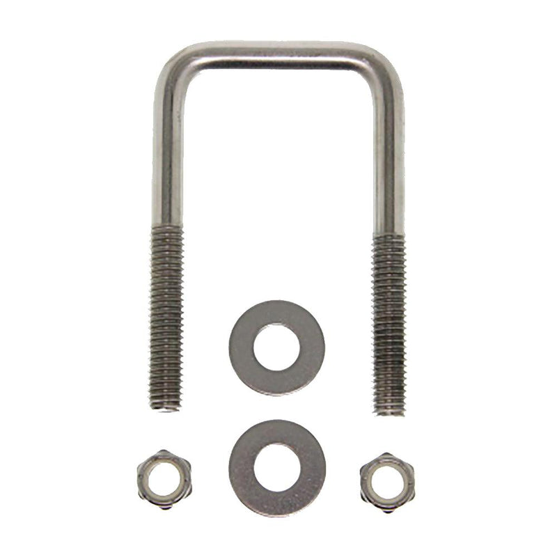 C.E. Smith Zinc U-Bolt 7/16"-14 X 3-1/8" X 3" w/Washers Nuts - Square [15252A] - Wholesaler Elite LLC
