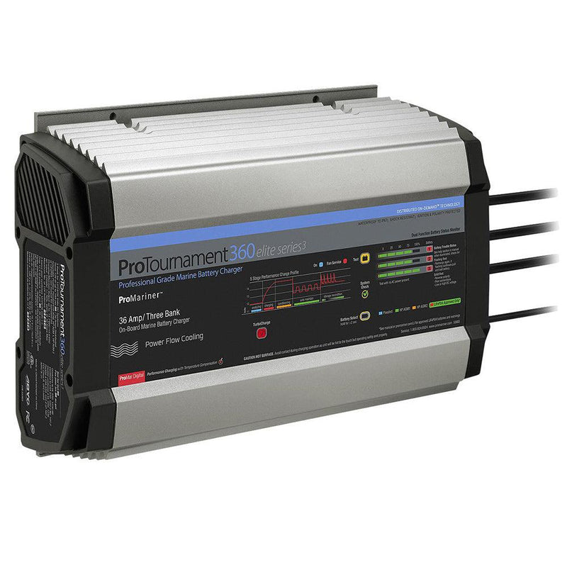 ProMariner ProTournament 360 Elite Series3 4-Bank On-Board Marine Battery Charger [53364] - Wholesaler Elite LLC