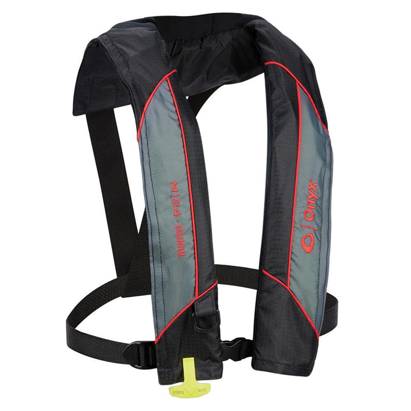 Onyx M-24 Essential Manual Inflatable Life Jacket - Red - Adult Universal [131200-100-004-23] - Wholesaler Elite LLC