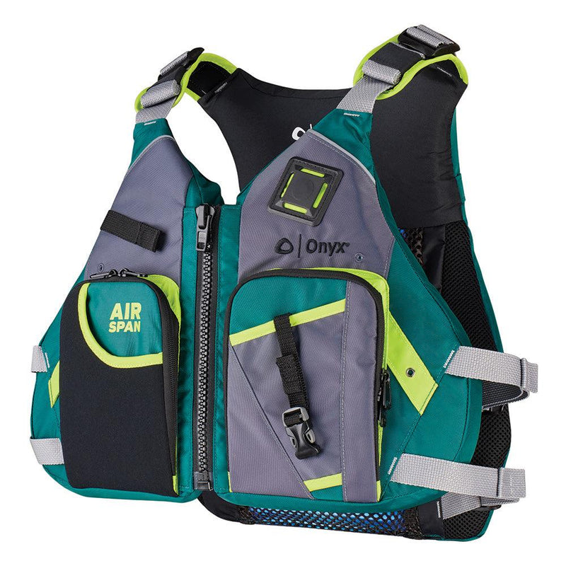 Onyx Airspan Angler Life Jacket - XL/2X - Green [123200-400-060-23] - Wholesaler Elite LLC
