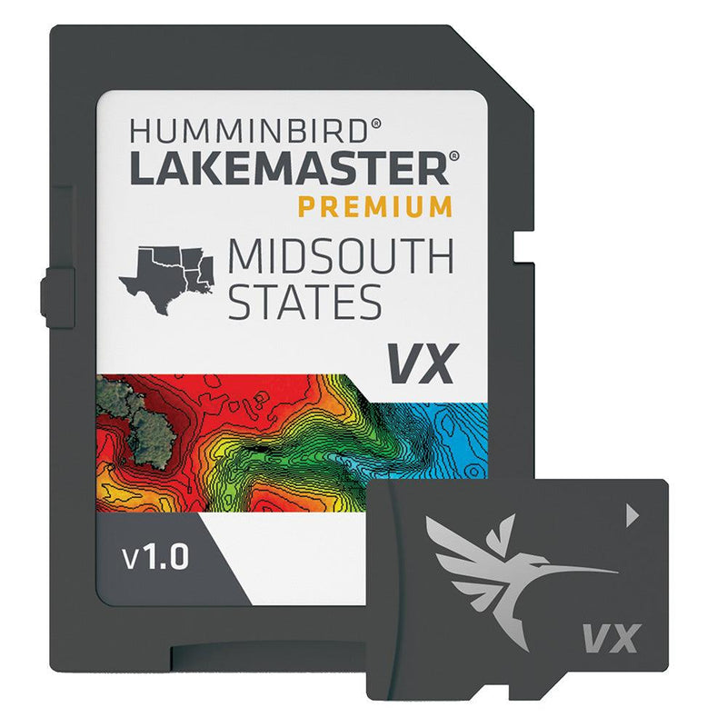 Humminbird LakeMaster VX Premium - Mid-South States [602005-1] - Wholesaler Elite LLC