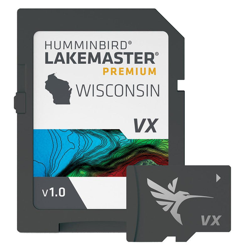 Humminbird LakeMaster VX Premium - Wisconsin [602010-1] - Wholesaler Elite LLC