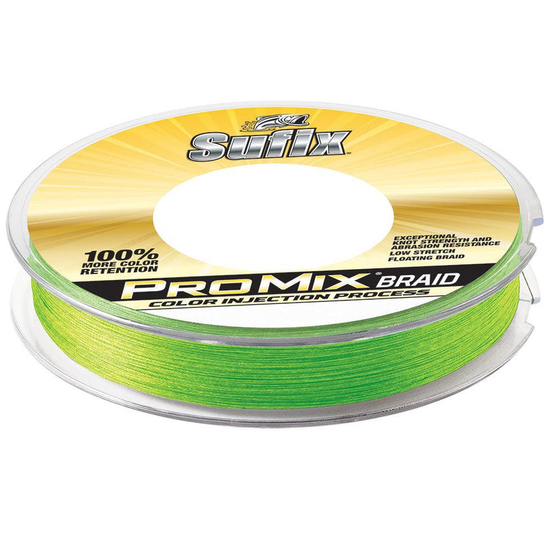 Sufix ProMix Braid - 15lb - Neon Lime - 300 yds [630-115L] - Wholesaler Elite LLC