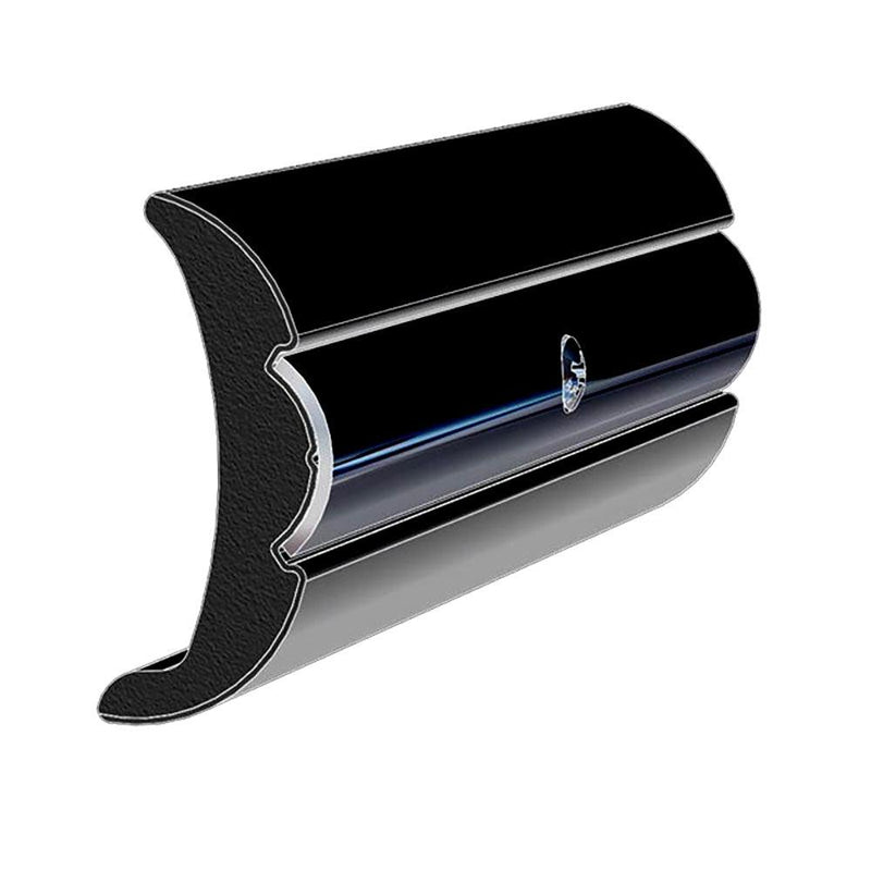 TACO Rigid Vinyl Flex-Core Rub Rail 2" x 7/8" - Black 60 [V21-9906BKA60D-1] - Wholesaler Elite LLC