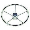 Schmitt Marine 170 Finger Grip Destroyer 5-Spoke 15.5" Stainless Steel Cap 3/4" Tapered Shaft w/Knob [1731521FGK-R] - Wholesaler Elite LLC