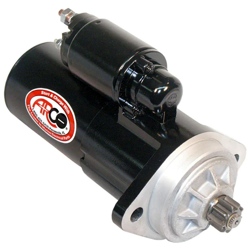 ARCO Marine Top Mount Inboard Starter w/Gear Reduction & Counter Clockwise Rotation [30459] - Wholesaler Elite LLC