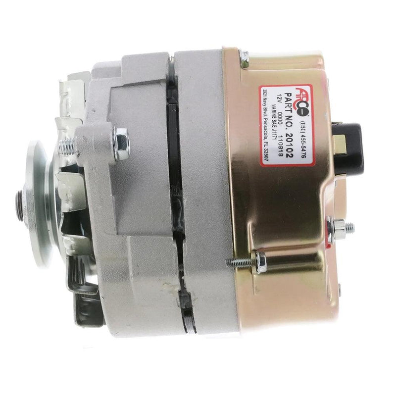 ARCO Marine Premium Replacement Alternator w/Single Groove Pulley - 12V 70A [20102] - Wholesaler Elite LLC