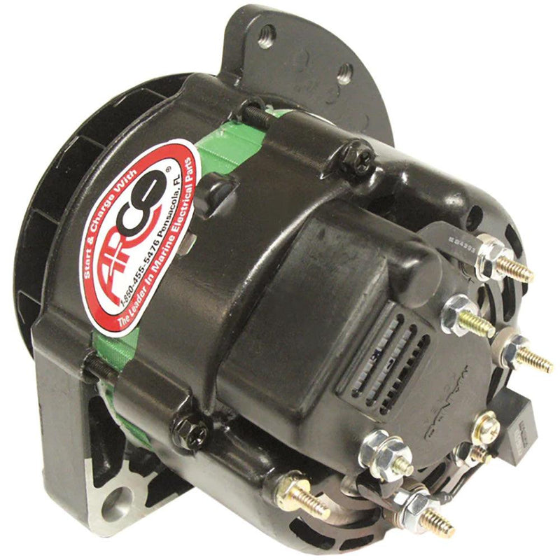 ARCO Marine Premium Replacement Universal Alternator w/Single Groove Pulley - 12V 55A [60075] - Wholesaler Elite LLC