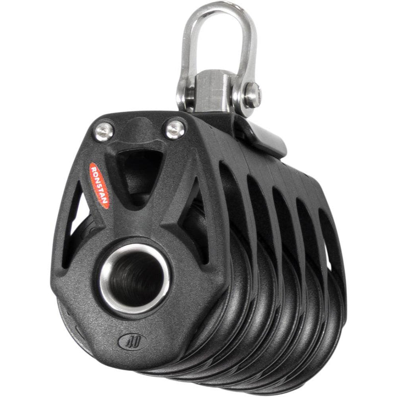 Ronstan Series 40 Orbit BB Quin Block w/Swivel Shackle [RF48500] - Wholesaler Elite LLC