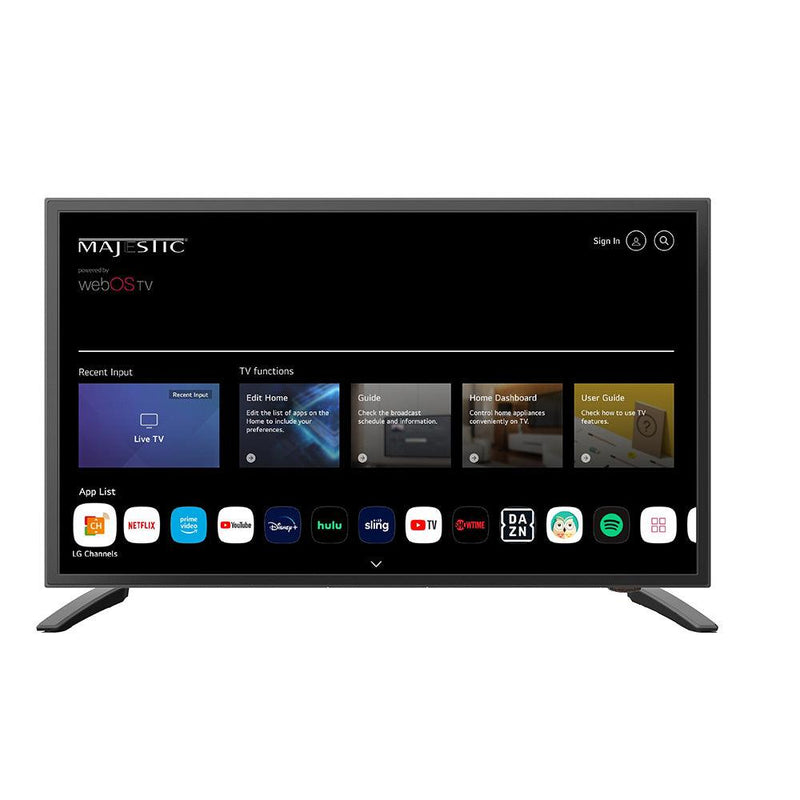Majestic 22" 12V Smart LED TV WebOS, Mirror Cast Bluetooth - North America Only [MJSLT220U] - Wholesaler Elite LLC