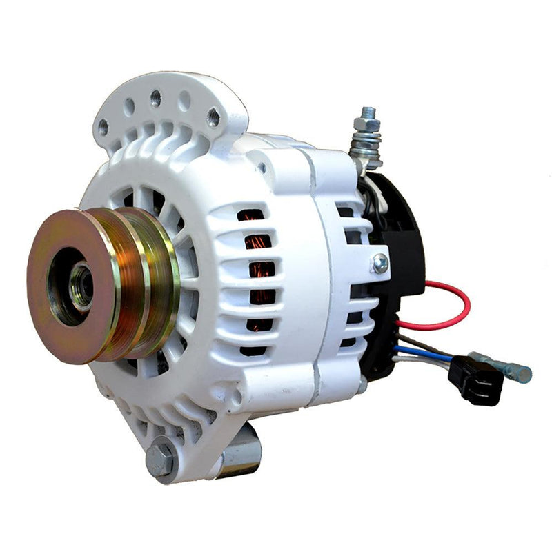 Balmar Alternator 100 AMP 12V 1-2" Single Foot Spindle Mount Dual Vee Pulley w/Isolated Ground [621-100-DV] - Wholesaler Elite LLC