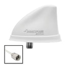 Shakespeare Dorsal Antenna White Low Profile 26 RGB Cable w/PL-259 [5912-DS-VHF-W] - Wholesaler Elite LLC