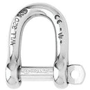 Wichard Not Self-Locking D Shackle - 14mm Diameter - 9/16" [01207] - Wholesaler Elite LLC