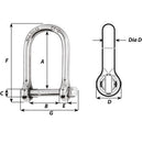 Wichard Self-Locking Large Opening Shackle - 10mm Diameter - 13/32" [01265] - Wholesaler Elite LLC