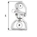 Wichard HR Snap Shackle Webbing Swivel - 100mm Length - 3-15/16" [02376] - Wholesaler Elite LLC