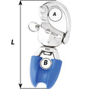 Wichard HR snap shackle with thimble eye alternate view