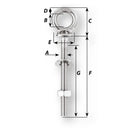 Wichard M10 eye bolt alternate view