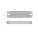 Tecnoseal Aluminum Yamaha Bar Anode f/Engine Bracket [01112-1AL] - Wholesaler Elite LLC