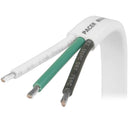 Pacer 16/3 AWG black green white triplex marine cable by the foot
