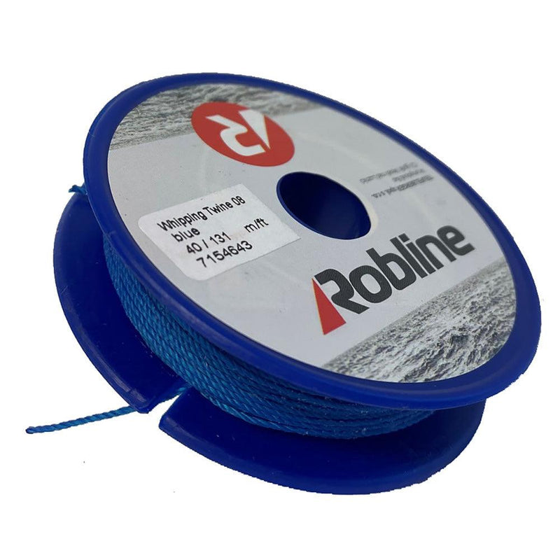 Robline Waxed Whipping Twine - 0.8mm x 40M - Blue [TYN-08BLUSP] - Wholesaler Elite LLC