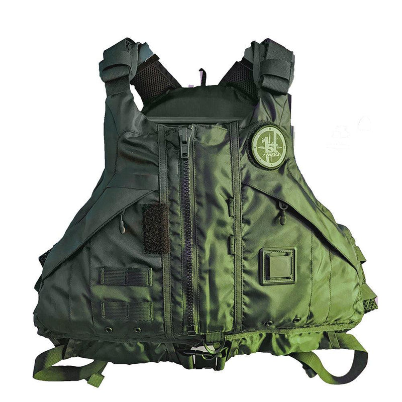 First Watch AV-1000 Kayak Style Duty PFD - Green - M/L [AV-1000-GN-M/L] - Wholesaler Elite LLC