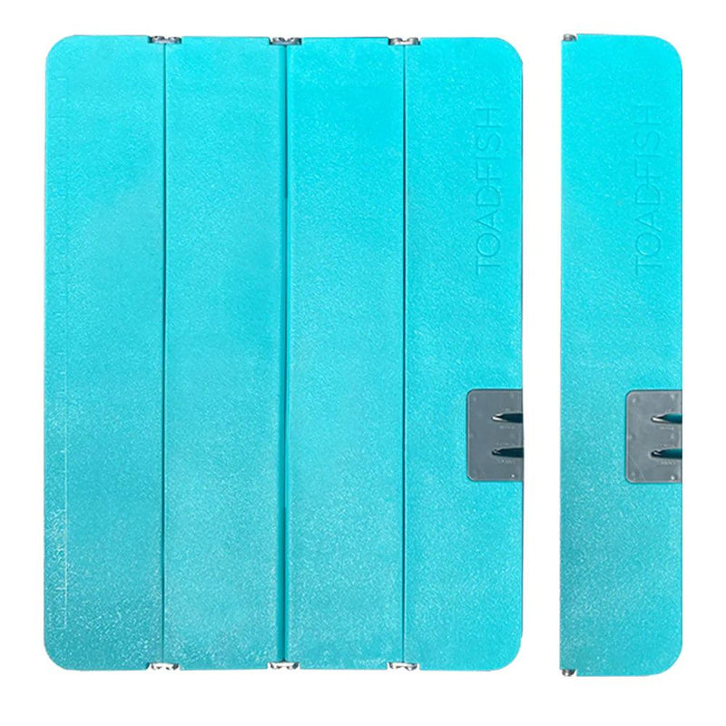 Toadfish Stowaway Folding Cutting Board w/Built-In Knife Sharpener - Teal [1054] - Wholesaler Elite LLC