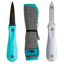 Toadfish Shuckers Bundle - Put Em Back Oyster Knife, Professional Oyster Knife Cut-Proof Shucking Cloth [1014] - Wholesaler Elite LLC