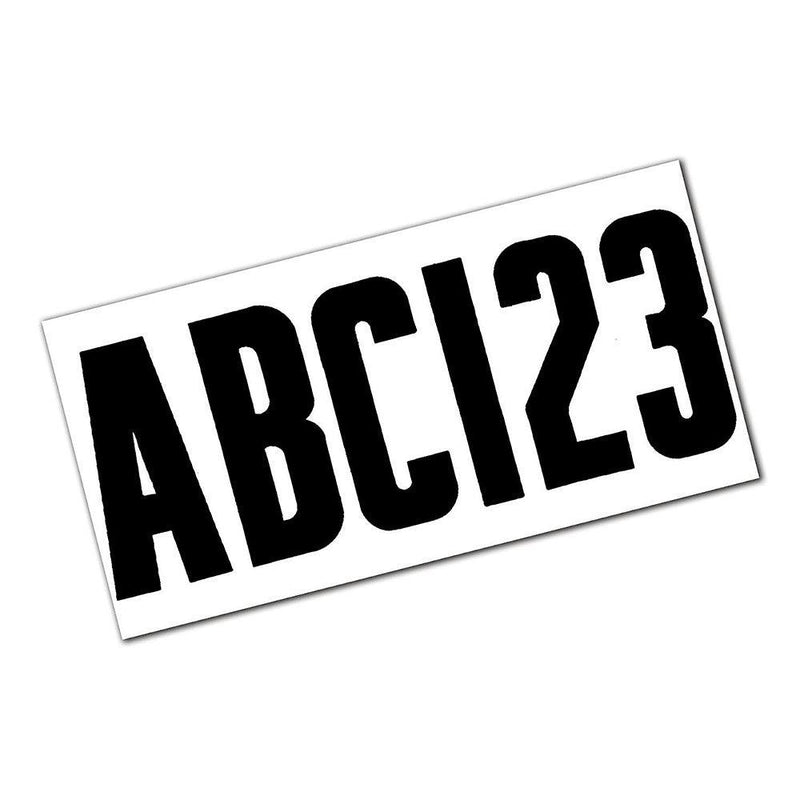 Attwood Letter Number Kit - Black [14142-7] - Wholesaler Elite LLC