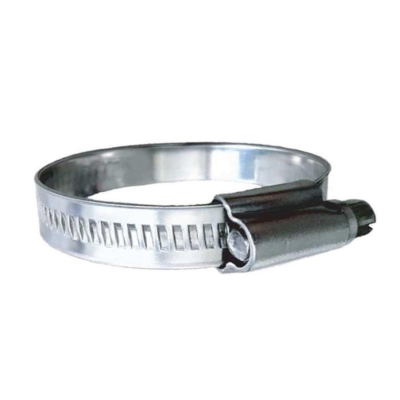 Trident Marine 316 SS Non-Perforated Worm Gear Hose Clamp - 15/32" Band - (1-1/4" 1-3/4") Clamping Range - 10-Pack - SAE Size 20 [710-1141] - Wholesaler Elite LLC