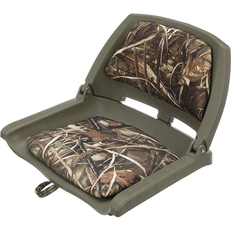Attwood Swivl-Eze Padded Flip Seat - Camo [98391GNMX] - Wholesaler Elite LLC