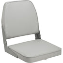 Attwood Swivl-Eze Low Back Padded Flip Seat - Grey [98395GY] - Wholesaler Elite LLC