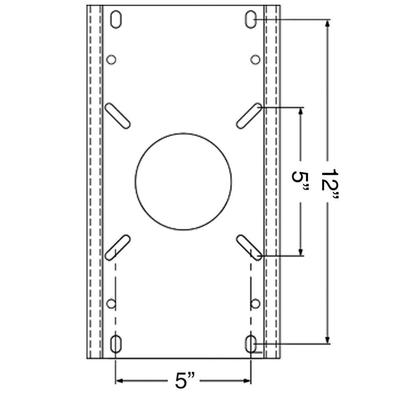 Springfield Trac-Lock Swivel/Slide Non-Locking Mount f/2-7/8" Post [1100521-L1] - Wholesaler Elite LLC
